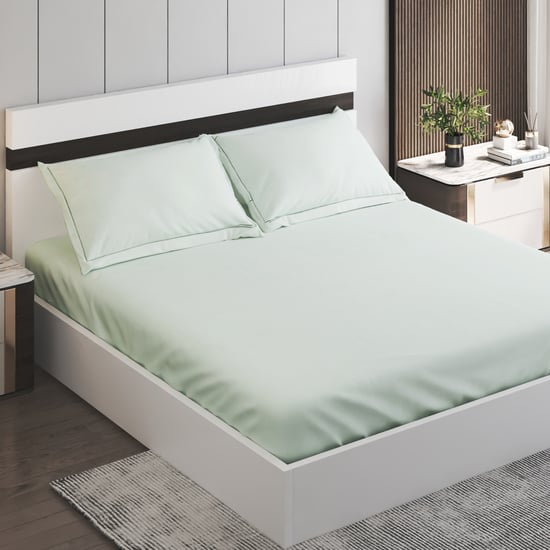 Eco Luxe Bamboo 300TC Sateen 3Pcs King Fitted Bedsheet Set