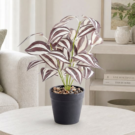 Corsica Gloria Artificial Wandering Jew Plant in Pot