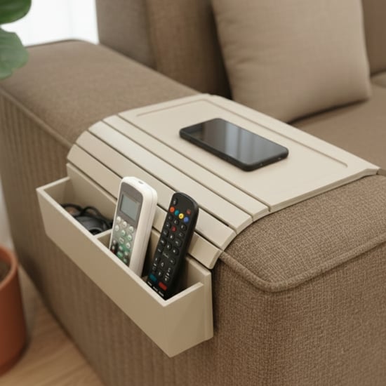 HOME SPARKLE Wooden Armrest Tray
