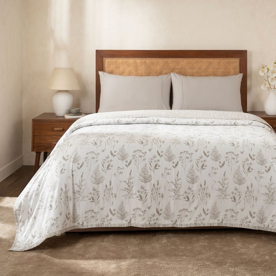 MASPAR Botanic Bloom Cotton Reversible Floral Print Single Dohar
