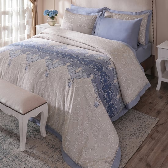 MASPAR Ornamental Elegance Cotton Printed 3Pcs Double Duvet Cover Set