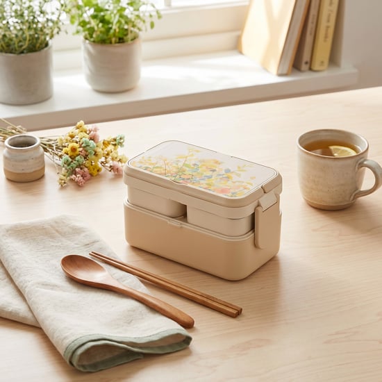 STEELO Bamboo 3in1 Bento Lunch Box with Cutlery