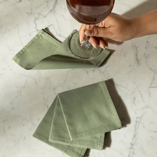 MASPAR Slumber Set of 8 Cotton Cocktail Napkins
