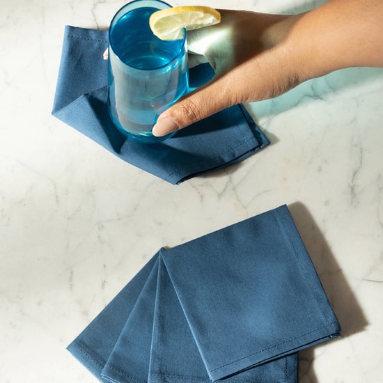 MASPAR Eden Set of 8 Cotton Cocktail Napkins