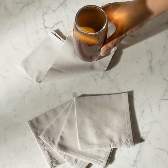MASPAR Eden Set of 8 Cotton Cocktail Napkins