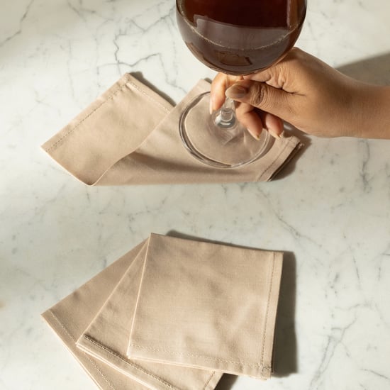 MASPAR Eden Set of 8 Cotton Cocktail Napkins