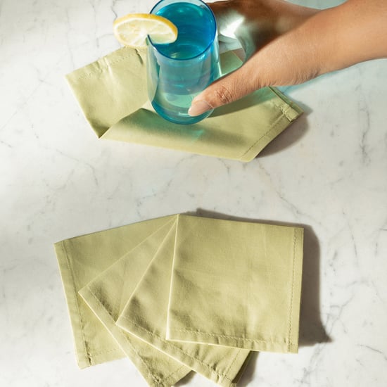 MASPAR Eden Set of 8 Cotton Cocktail Napkins