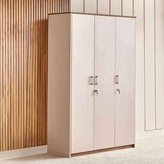 Nesta 3-Door Wardrobe - Walnut