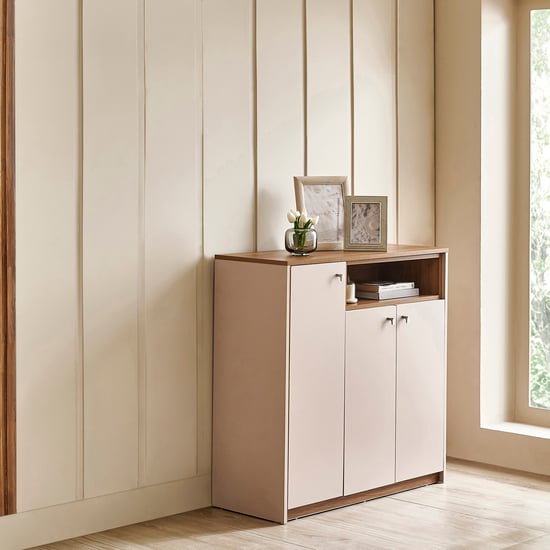 Nesta 12 Pair Shoe Cabinet - Taupe