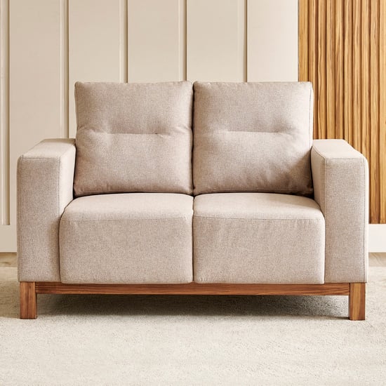Nesta Fabric 2-Seater Sofa - Beige