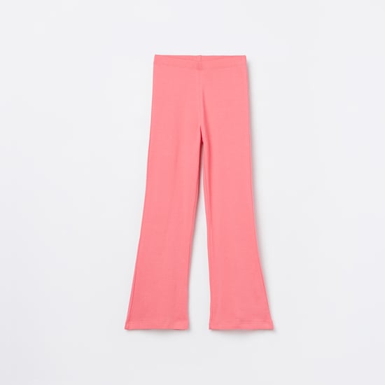 FAME FOREVER Solid Flared Trousers