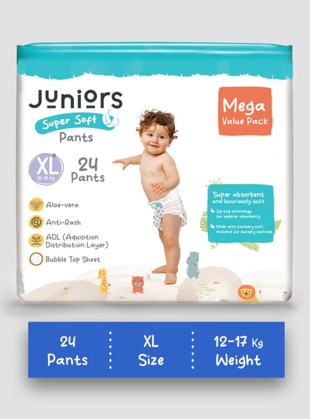 Juniors Super Soft Pants - Size XL - 24 Pcs