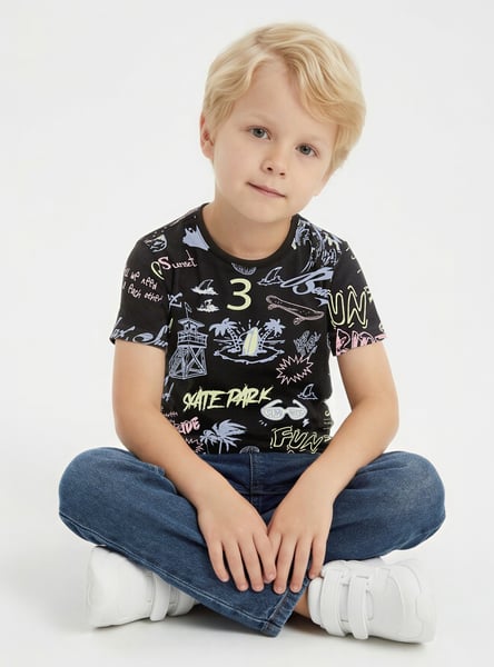Juniors Printed T-shirt
