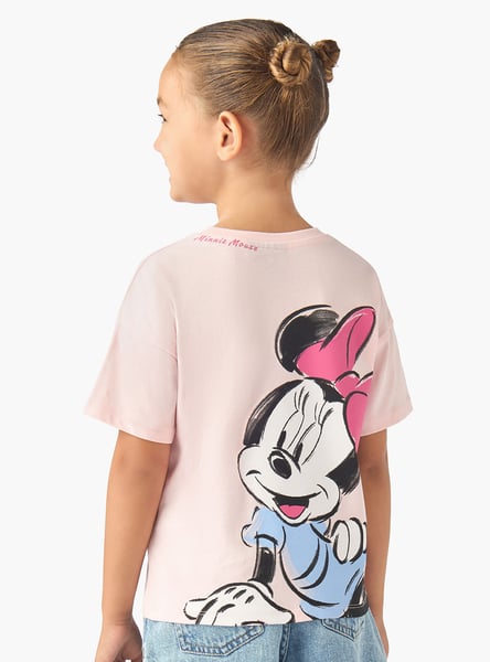 Juniors Minnie Mouse Print T-shirt