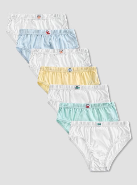Juniors Assorted Printed Briefs - Set of 7