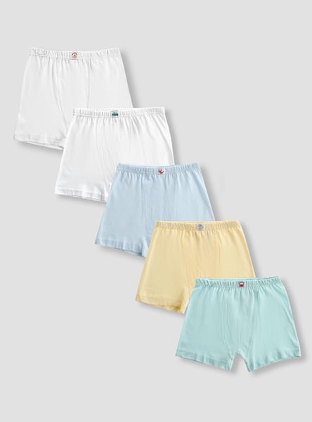 Juniors Applique Detail Trunks - Set of 5