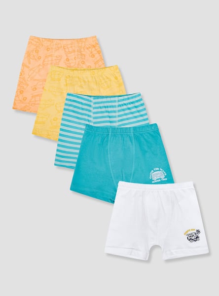 Juniors Assorted Boxers - Set of 5