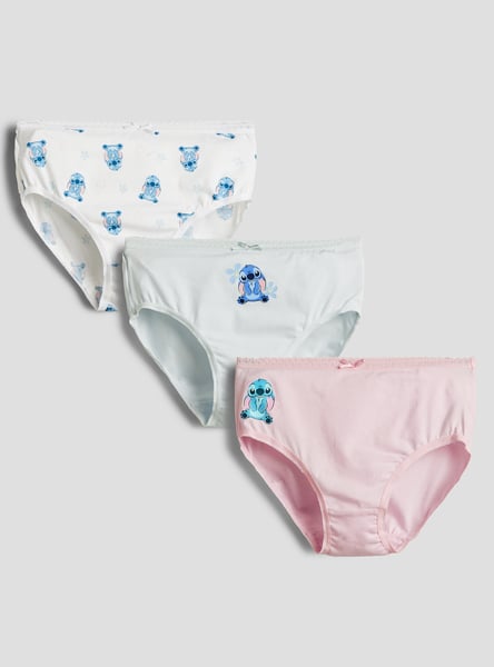 Juniors Stitch Print Panties - Pack of 3