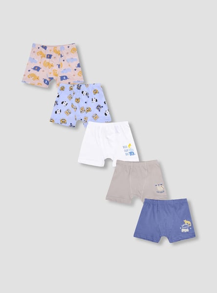 Juniors Assorted Boxers - Set of 5