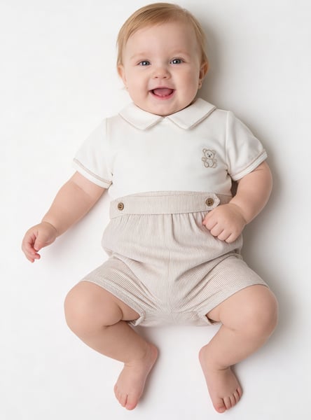 Giggles Colourblocked Romper