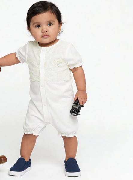 Giggles Lace Detail Romper