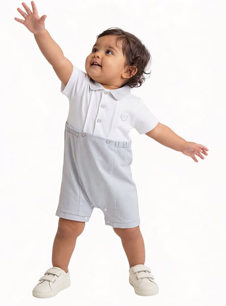 Giggles Colourblocked Romper