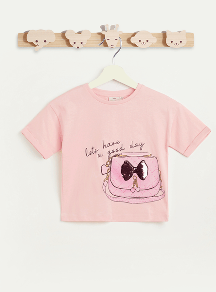 Juniors Sequined T-shirt