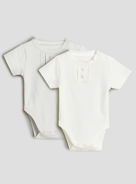 Giggles Solid Bodysuits - Pack of 2