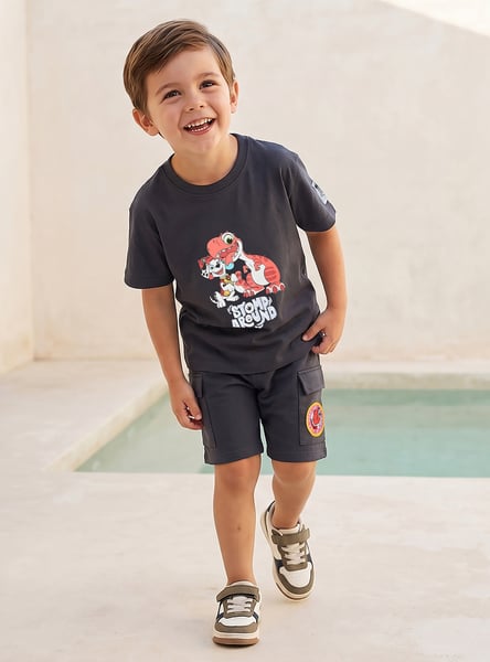 Juniors PAW Patrol Print T-shirt and Shorts Set