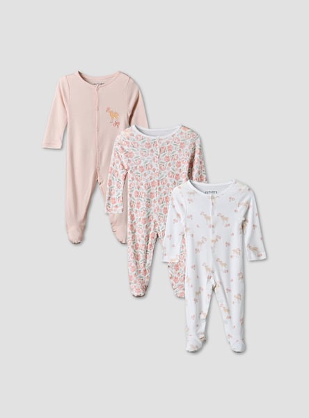 Juniors Printed Sleepsuit - Pack of 3