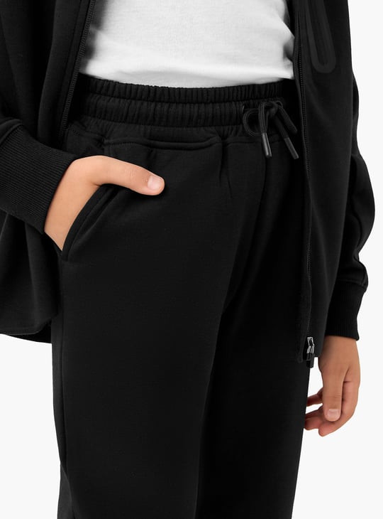 Juniors Solid Hoodie and Joggers Set