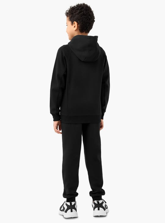 Juniors Solid Hoodie and Joggers Set