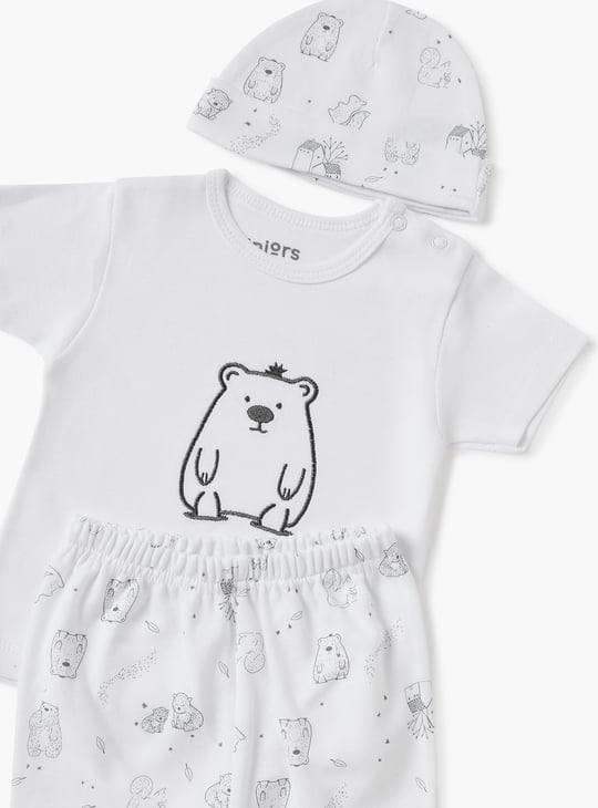 Juniors 7-Piece Bear Print Clothing Gift Set