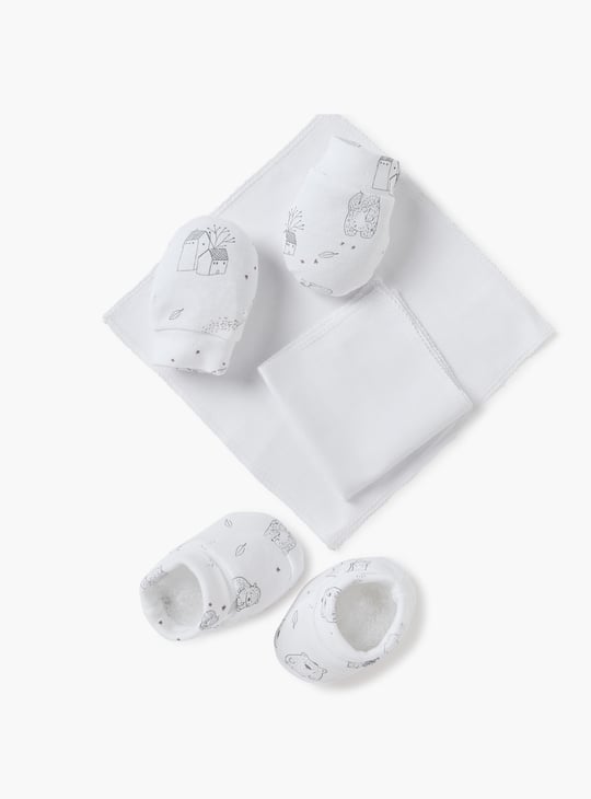 Juniors 7-Piece Bear Print Clothing Gift Set