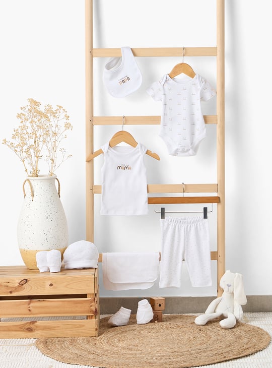 Juniors 9-Piece Printed Clothing Gift Set