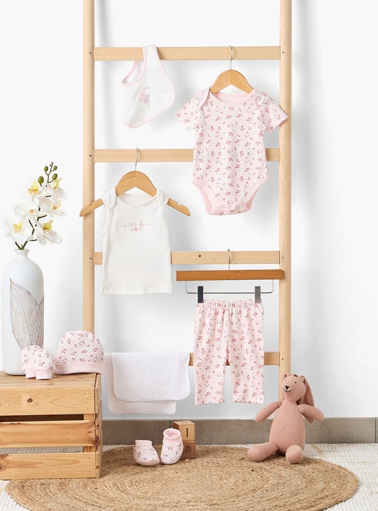 Juniors 9-Piece Printed Clothing Gift Set