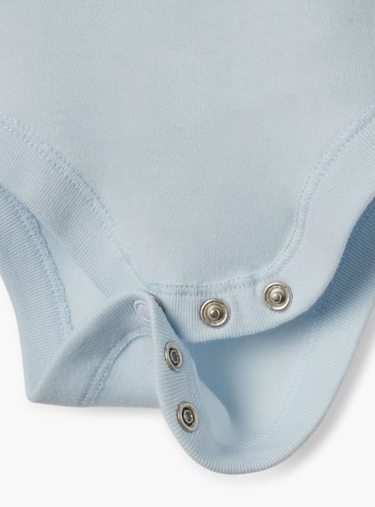 Juniors Assorted Sleeveless Bodysuit with Button Closure - Set of 3