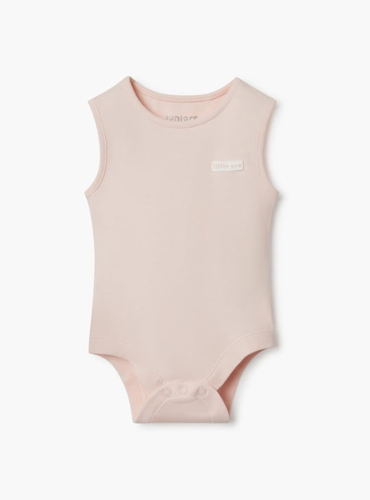 Juniors Printed Sleeveless Bodysuit - Set of 3