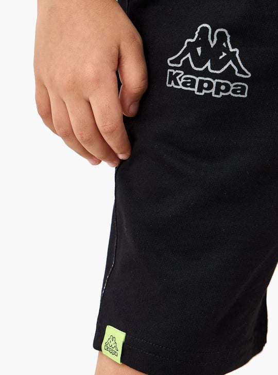 Kappa Logo Print T-shirt and Shorts Set