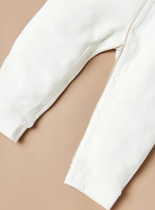 Juniors Textured Sleepsuit with Long Sleeves