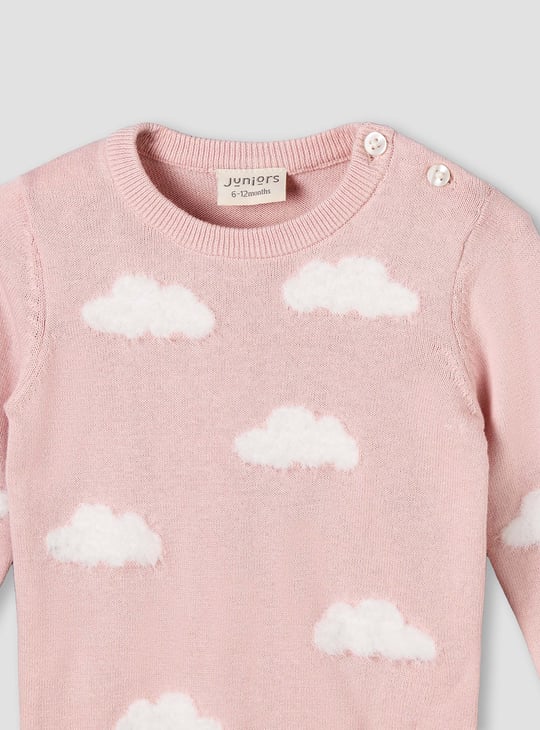 Juniors Knitted Sweater with Pants Set