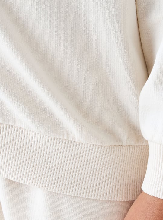 Juniors Tiger Print Hooded Sweatshirt and Joggers Set