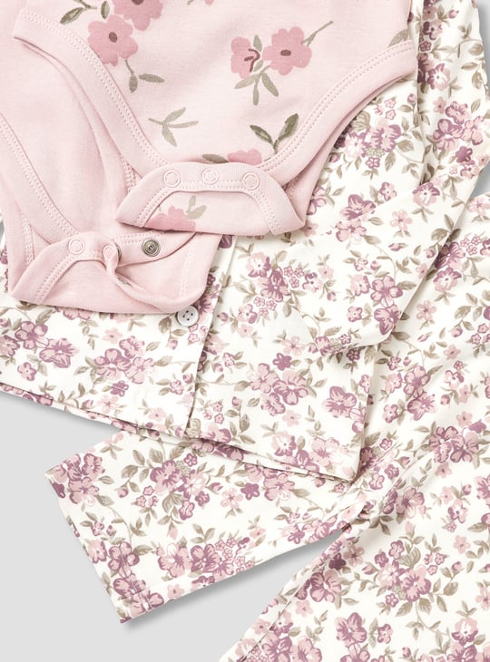 Juniors 8-Piece Floral Print Clothing Gift Set