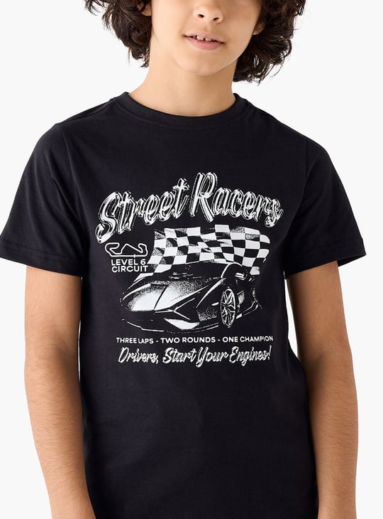 Juniors Graphic Print T-shirt
