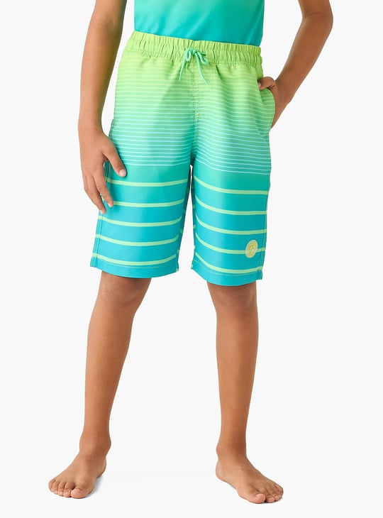 Juniors California Print Rash Guard Set