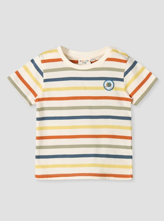 Juniors Applique Dungaree With T-shirt Set
