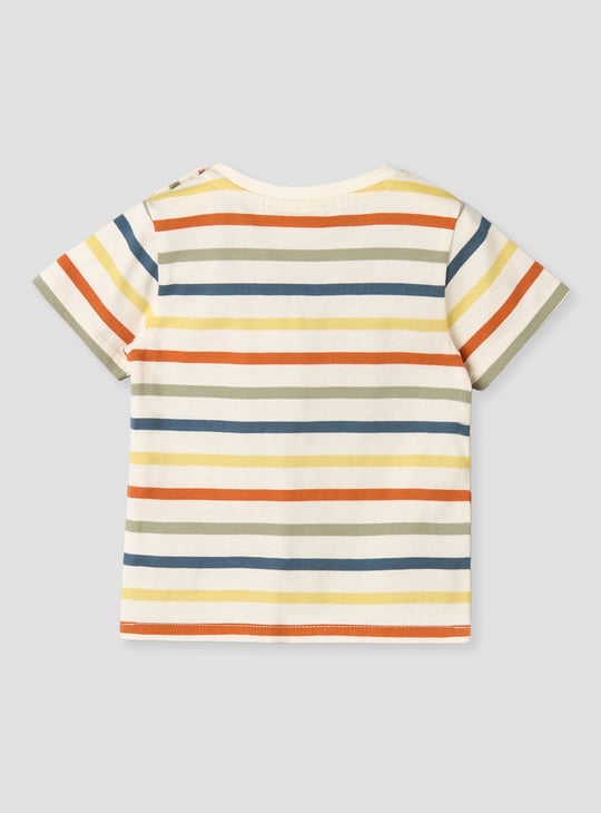 Juniors Applique Dungaree With T-shirt Set