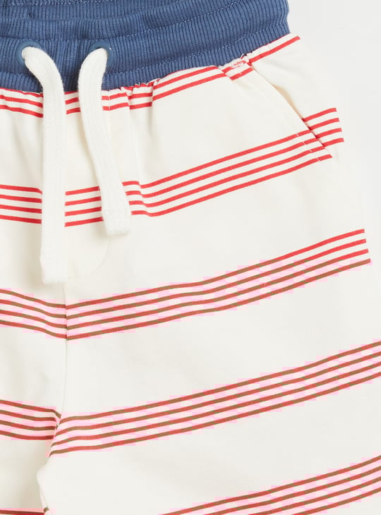 Juniors Sailor Applique T-shirt and Shorts - Set of 3