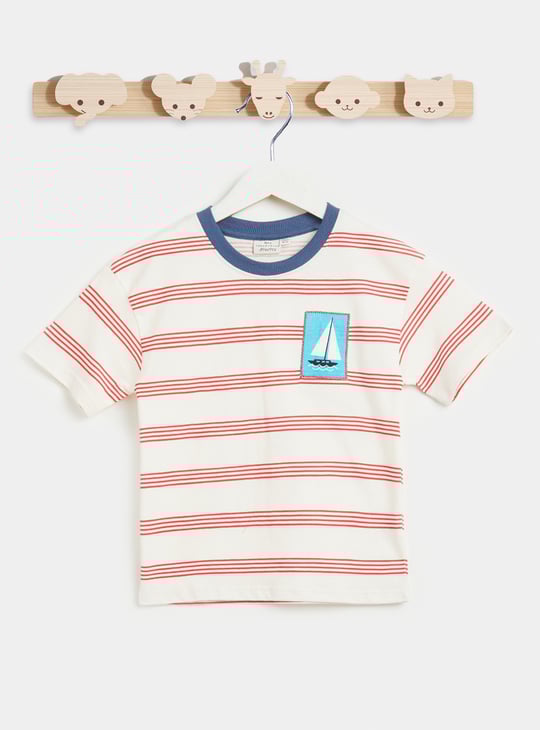 Juniors Sailor Applique T-shirt and Shorts - Set of 3