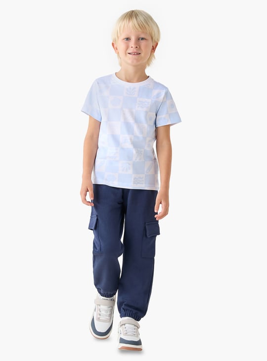 Juniors Solid Joggers with Cargo Pockets
